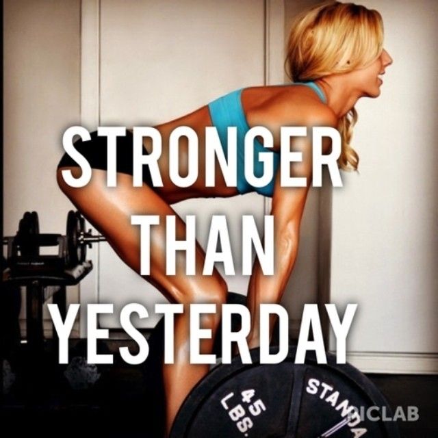 Stronger than Yesterday